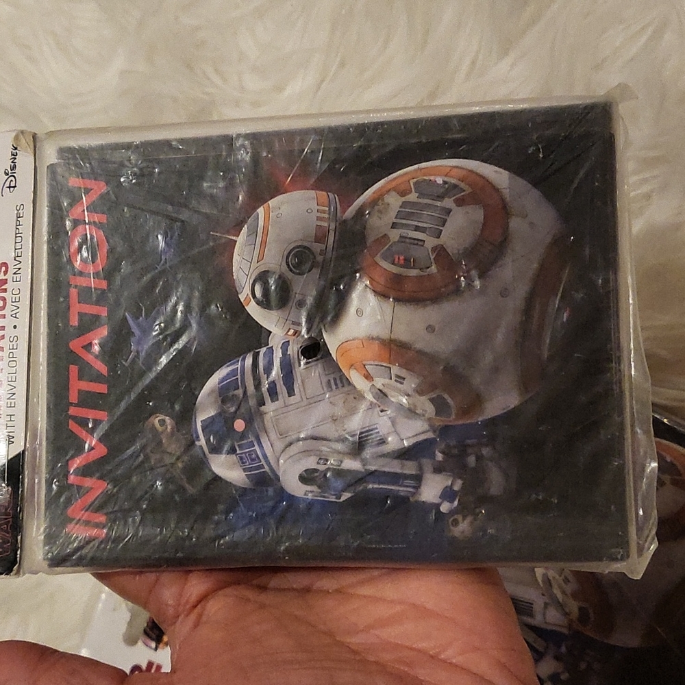 Star Wars invitations BB8 and R2D2